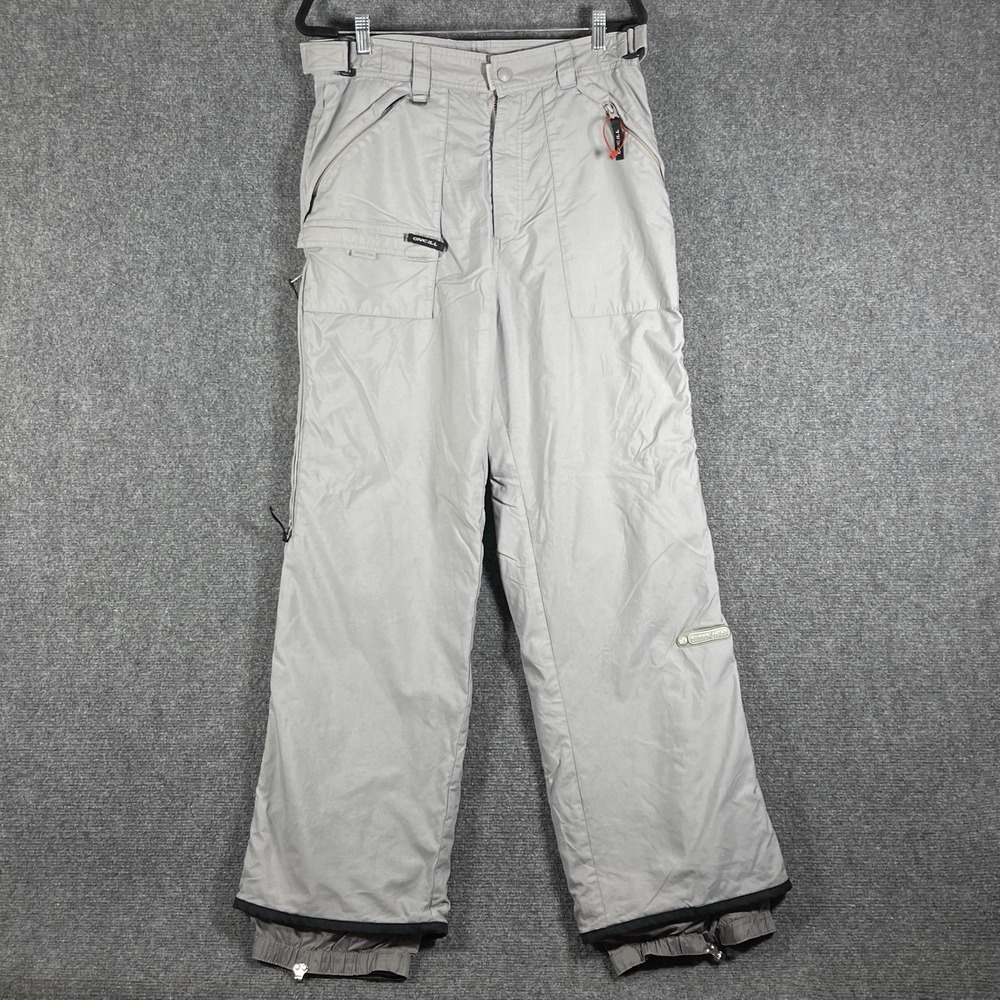 Oneill Outerwear Basetek Series 2000 mm Waterproof Ski Snow Pants Gray Medium